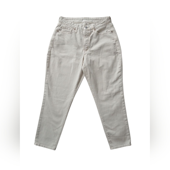 Old Navy Women's Cream Jeans Size 12 - Picture 1 of 6